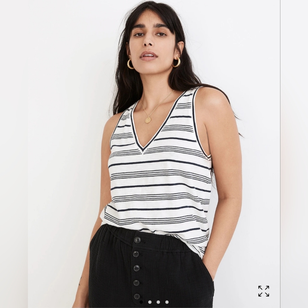 Madewell Cotton Tank NWT - Picture 4 of 5